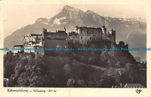 R129181 Hohensalzburg u. Untersberg 1801 m.RP