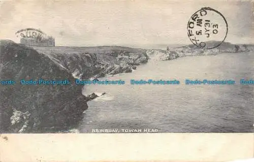 R127482 Newquay. Towan Head. 1903