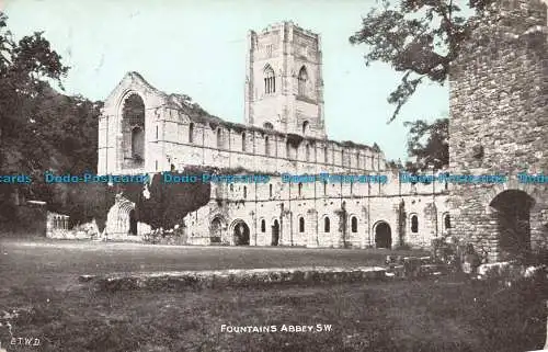 R129267 Fountains Abbey. S. W. Dainty. 1905