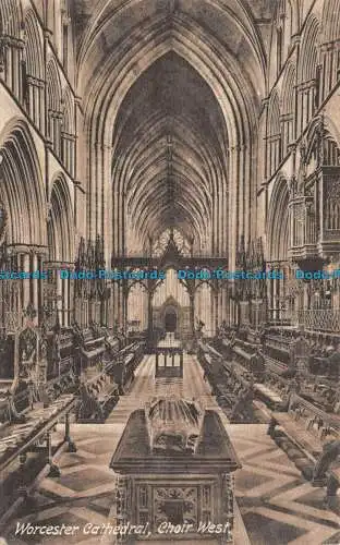 R130008 Worcester Cathedral. Chor West. Frith