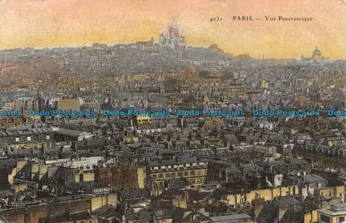 R130012 Paris. Vue Panoramique. Nr 4031. 1909