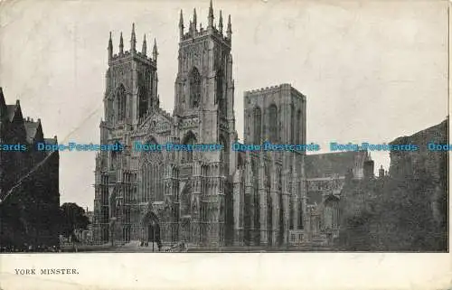 R639052 York Minster. Postkarte