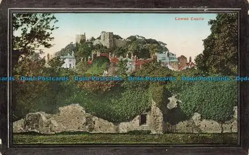 R640433 Lewes Castle. Serie Valentine. Crystoleum. 1913