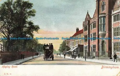 R639065 Birmingham. Hagley Road. 1904