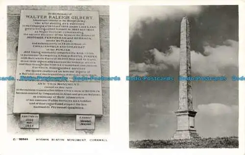 R639651 Cornwall. Bodmin Beacon Monument. RP. Multi View