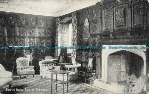 R639660 Compton Wynyates. Salon. F. C. Rickett. Serie Mercia. 1909