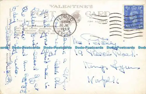 R639672 London. Die Böschung. Valentinstag. Valesque. 1949