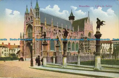 R639754 Bruxelles. Eglise du Sablon