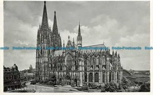 R639764 Köln a. Rhein. Dom. Sudseite. Karl Rud. Bremer