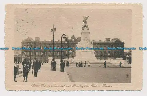 R640619 London. Queen Victoria Memorial und Buckingham Palace. stecken. Kunsttiefdruck