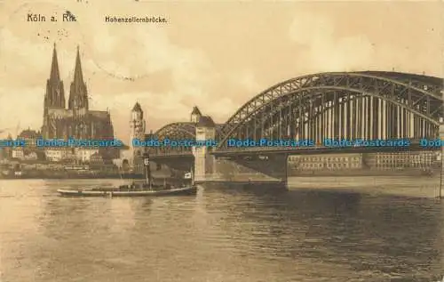 R639823 Köln a.Rh. Hohenzollernbrücke. Eduard Holzmann