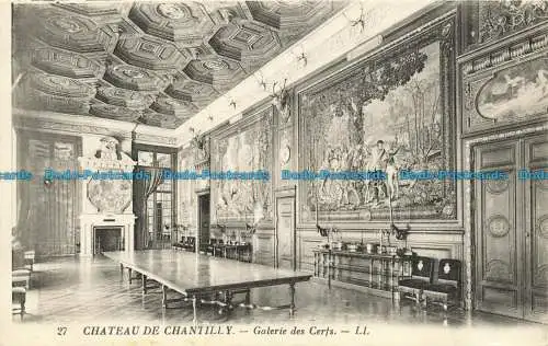 R639837 Chateau de Chantilly. Galerie des Cerfs. LL. 27