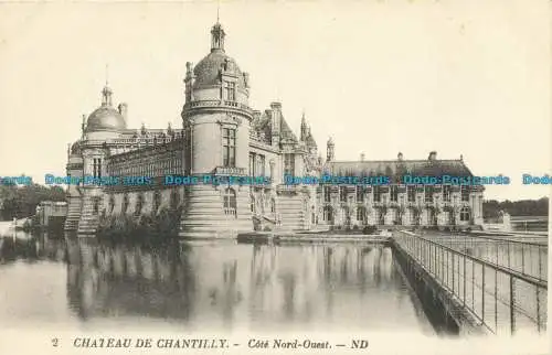 R639838 Chateau de Chantilly. Cote Nord Ouest. ND