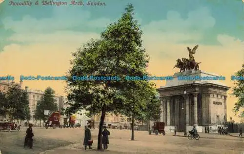 R639842 London. Piccadilly und Wellington Arch. M. und D. Die Excellent Serie