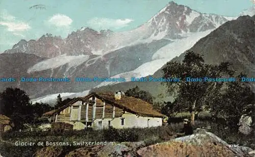 R156889 Glacier de Bossons. Schweiz. 1908