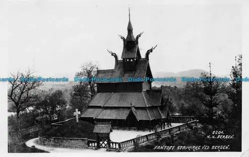 R157384 Fantoft Stavkirke ved Bergen