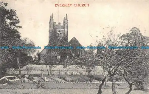 R156906 Eversley Church. 1906