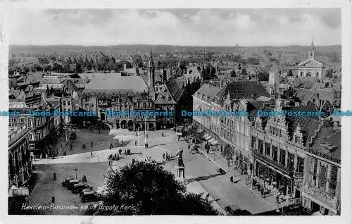 R157902 Haarlem Panorama v.a. de Groote Kerk. J. P. Exel Haarlem