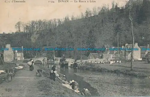 R156524 Dinan. La Rance a Leon. 1912