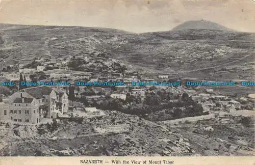 R157474 Nazareth mit Blick auf den Berg Tabor. M. Meguerditchian. 1930