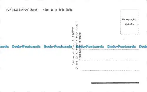 R156988 Pont du Navoy. Hotel de la Belle Etoile. E. Protet. RP