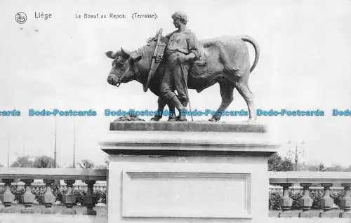 R157477 Liege. Le Boeuf au Repos. Terrasse. Nels