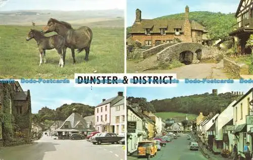 R157983 Dunster and District. Mehrfachansicht. 1969