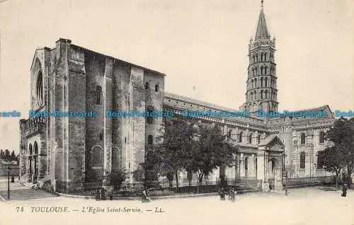 R157005 Toulouse. L Eglise Saint Sernin. LL. Nr 74