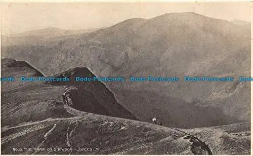 R158552 Der Zug auf Snowdon. Judges Ltd. No 9005