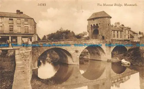 R158555 The Monnow Bridge. Monmouth