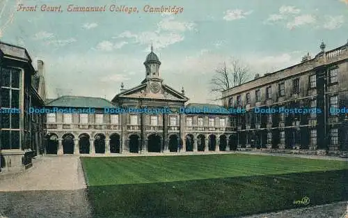 R157522 Front Court. Emmanuel College. Cambridge. Valentine