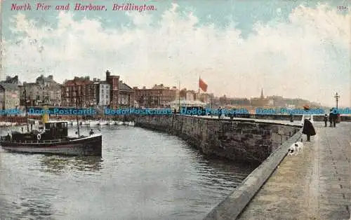 R158030 North Pier and Harbour. Bridlington. Burlington