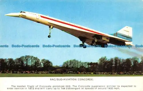 R158606 Bac Sud Aviation Concorde. Fotopräzision