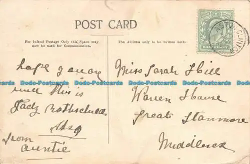 R157065 Alte Postkarte. Aston Clinton Park. S.G. Payne