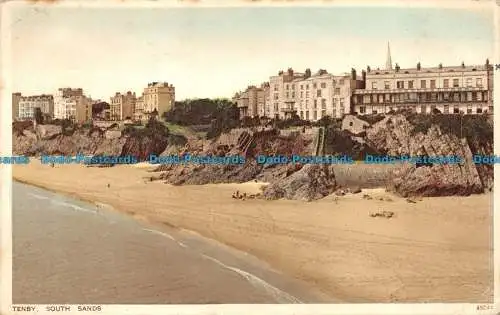 R158620 Tenby. South Sands. Photochrom. 1933