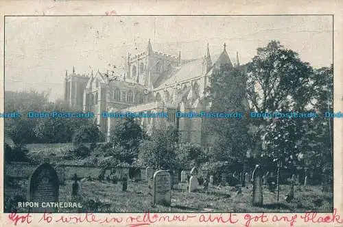 R157571 Kathedrale von Ripon. 1906