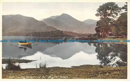 R158647 Calf Close Bay. Derwentwater und Causey Pike. Keswick