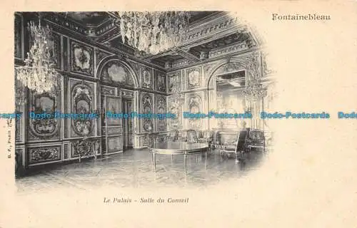 R157603 Fontainebleau. Le Palais. Salle du Conseil