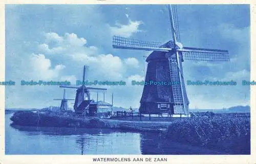 R658772 Watermolens Aan de Zaan. Roukes und Erhart