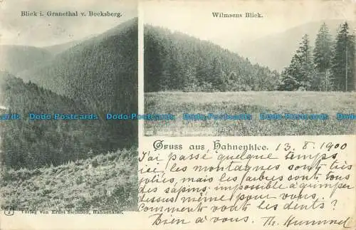 R661600 Blick i. Granethal v. Bocksberg. Wilmsens Blick. Ernst Steinhoff. Multi