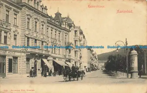 R660573 Marienbad. Kaiserstraße. Hermann Poy