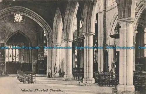 R666999 Interieur Thaxted Church. W. C. weiß. 1925