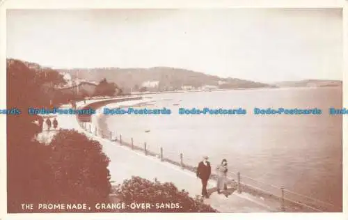 R667013 Grange over Sands. Die Promenade. Grafikserie