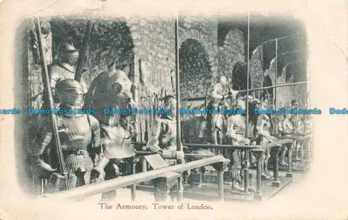 R669097 Tower of London. The Armoury. 1906