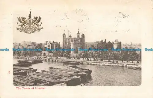 R667027 The Tower of London. Hartmann. Postkarte