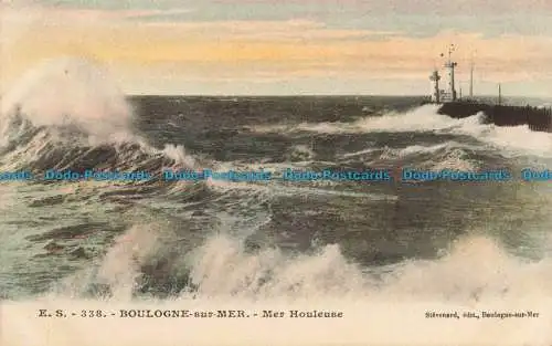 R667035 Boulogne sur Mer. Mer Houleuse. Stevenard