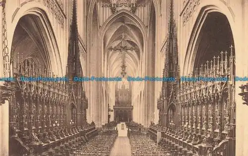 R668389 Anvers. Interieure de la Cathedrale. Les Stalles. Ern. Thill. Nels. Seri