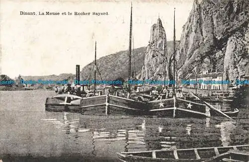 R667065 Dinant. La Meuse et le Rocher Bayard