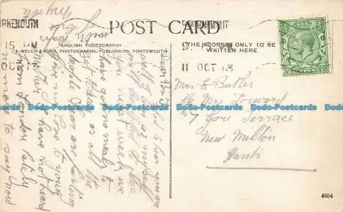 R669155 Newquay. Die Landzunge. Postkarte. 1913