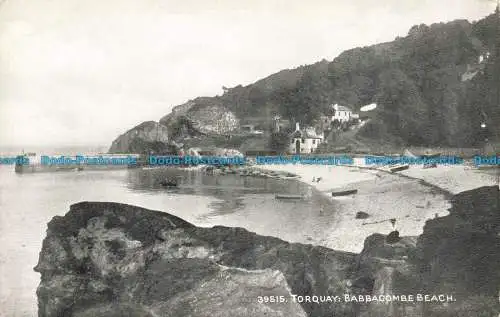 R669162 Torquay. Babbacombe Beach. Photochrom. Serie Grano